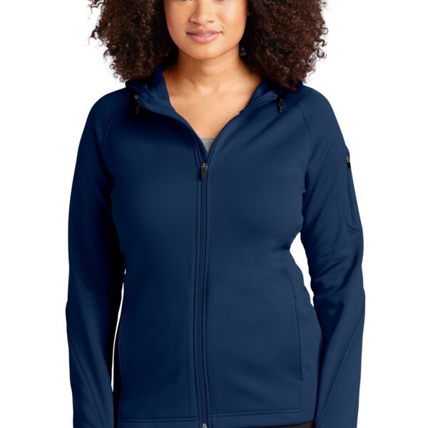 Run169 Women's Tech Fleece Full Zip Hooded Jacket Thumbnail