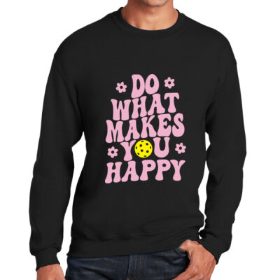 Happy Crew Neck Sweatshirt Thumbnail
